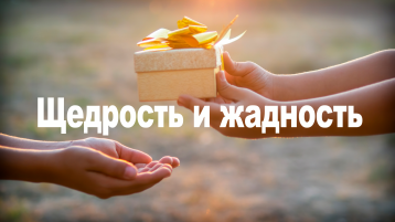 О ЩЕДРОСТИ И ЖАДНОСТИ О ЩЕДРОСТИ И ЖАДНОСТИ.